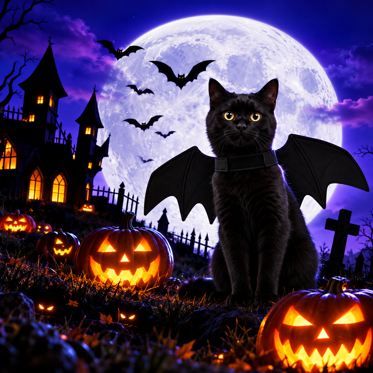 Bat Wings Costume for Cats