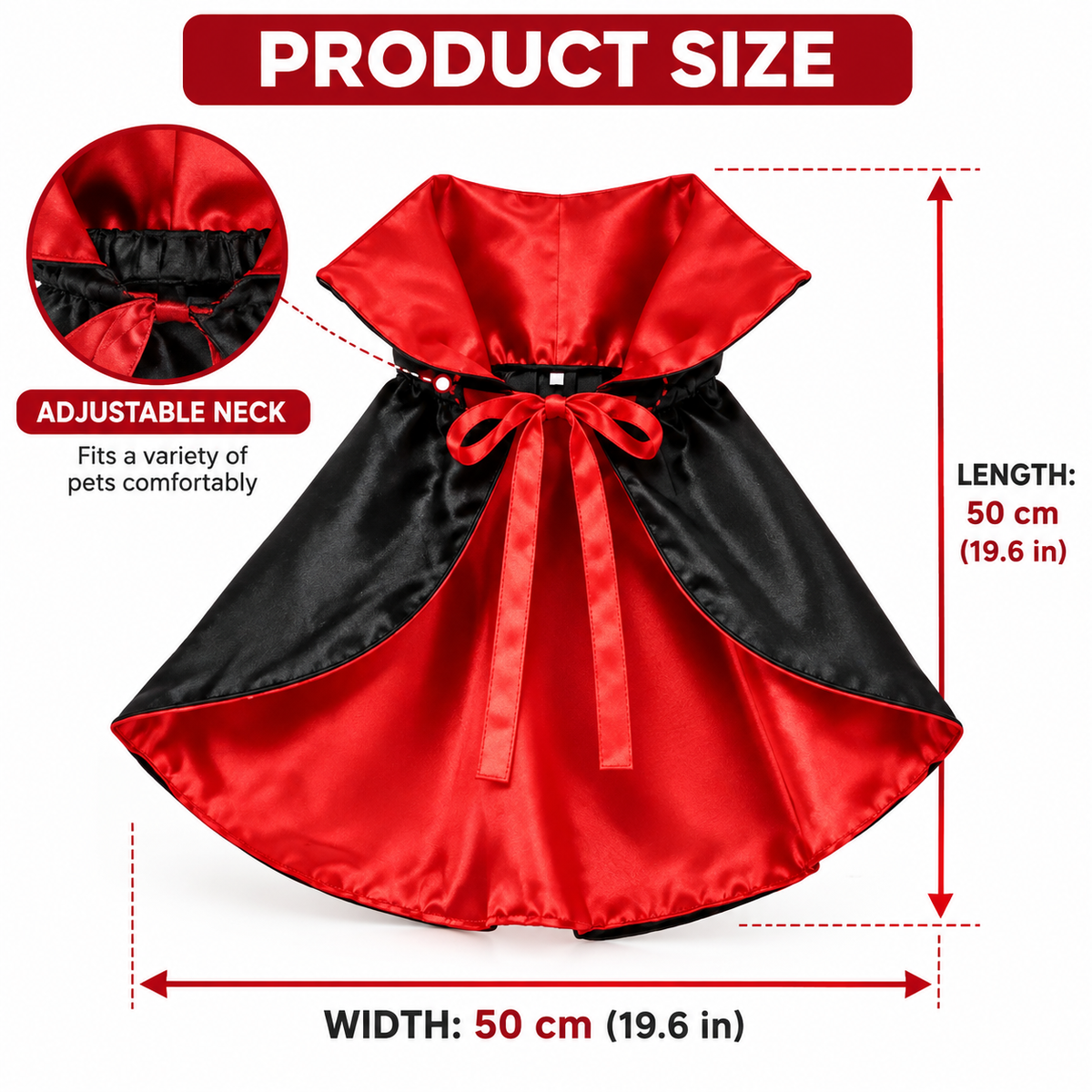 Vampire Cape for Cats & Dogs