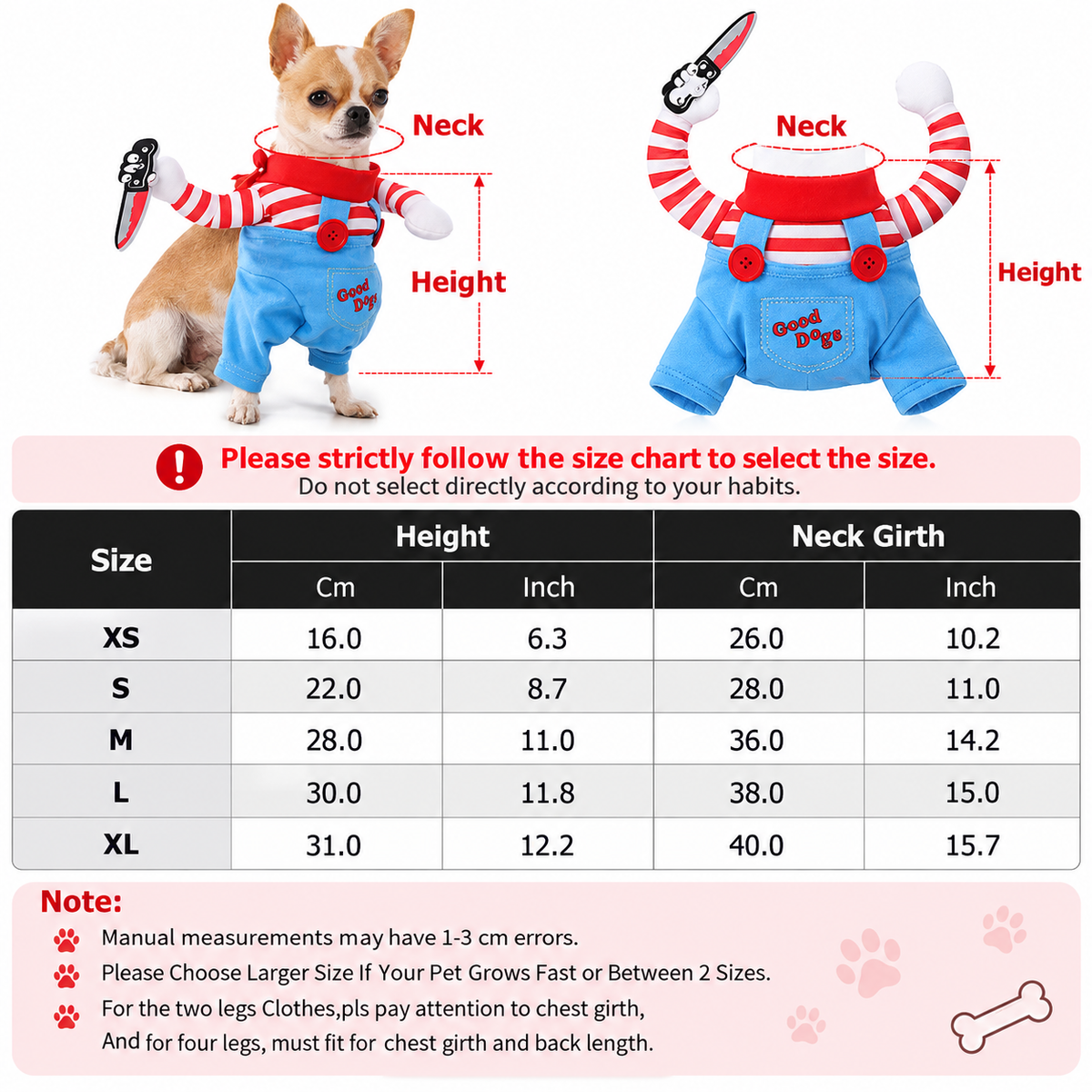Spooky Doll Costume for Dogs