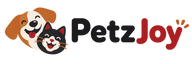 Create a clean horizontal logo for the pet video compilation brand. On the left, a simple modern sym